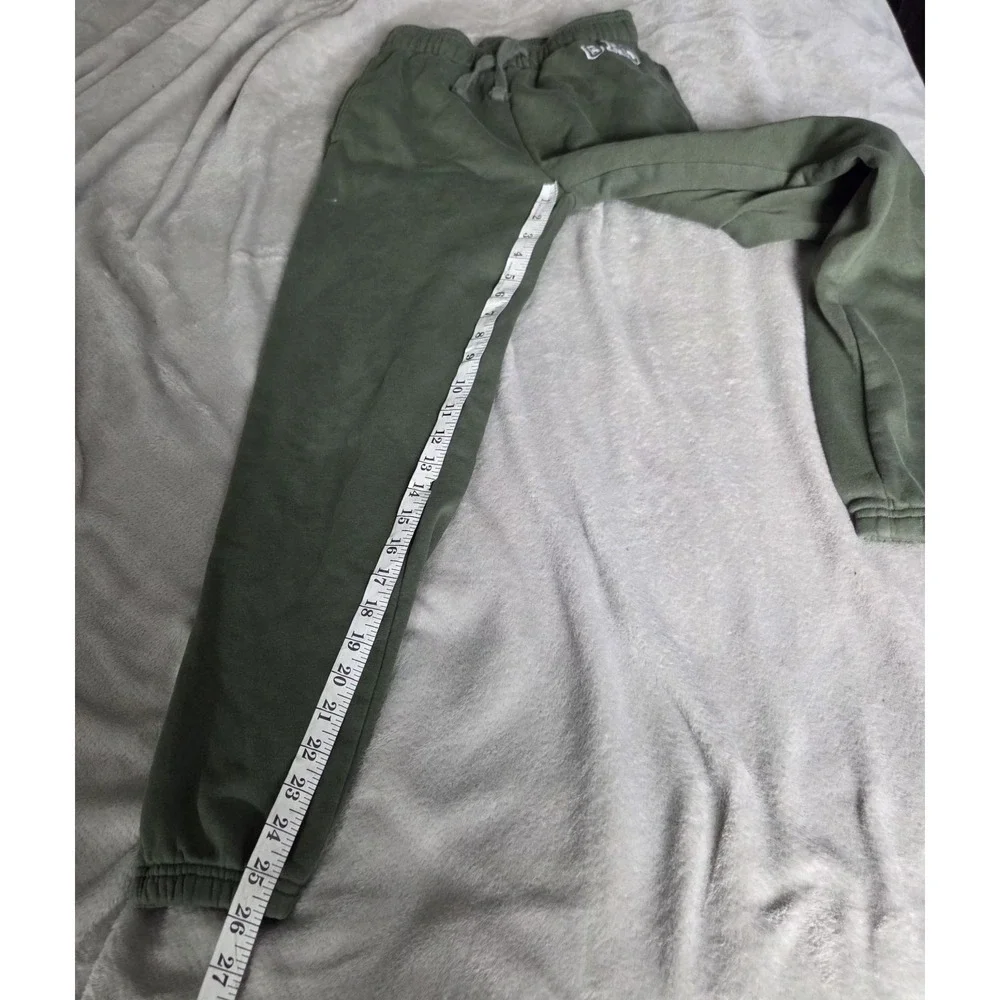 Gap Kids Boys Size XL Fleece Joggers Green Embroidered Logo